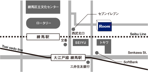 会社所在地：地図